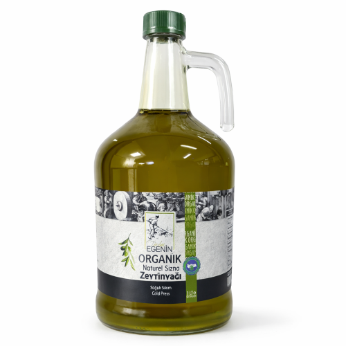 Organik Damacana Naturel Sızma Zeytinyağı (3 Litre) Egenin