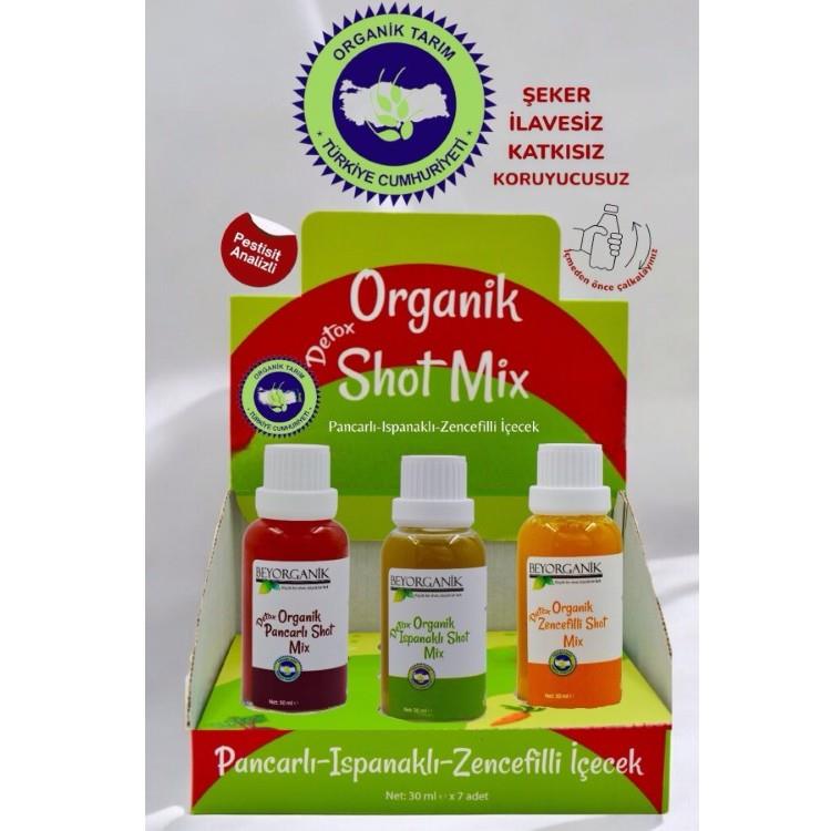 Organik Detox Shot Mix ( Detox Sirkesi) pancarlı,ıspanaklı,zencefilli içecek (PESTİSİT ANALİZLİ) Beyorganik