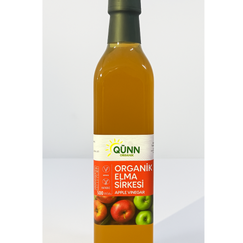 Organik Elma Sirkesi (500 GR ) Qünn