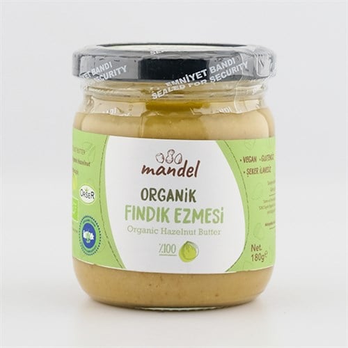 Organik Fındık Ezmesi (180 gr) Mandel