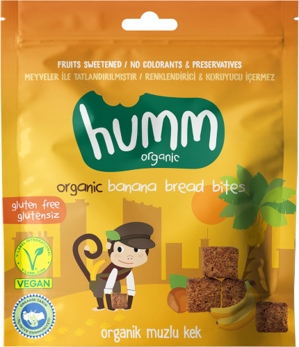 Organik Glutensiz Vegan Muzlu Kek (30 gr) Humm