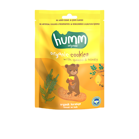 Organik Kinoalı ve Ballı Kurabiye (55 gr) Humm