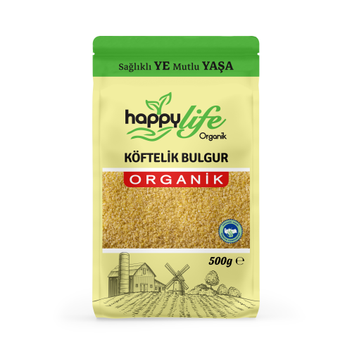Organik Köftelik Bulgur (500 gr) Happy Life