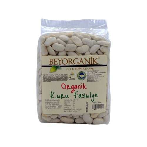 Organik Kuru Şeker Fasulye (500 gr)Tokat, Beyorganik