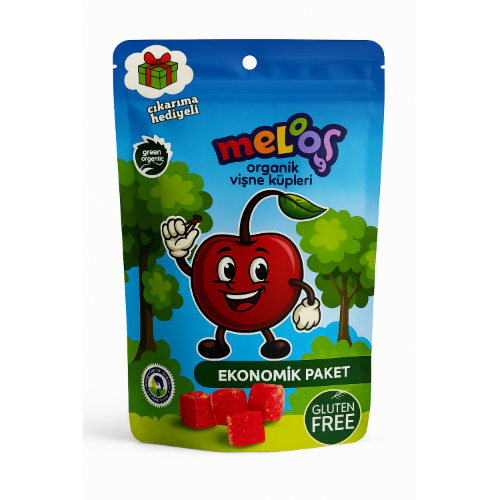 Organik Mini Vişneli Lokum (100 gr) Green Apple