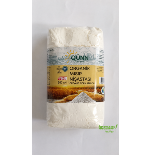 Organik Mısır Nişastası (500 Gr) Qünn