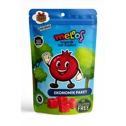 Organik Narlı Mini Lokum (100 gr) Green Apple