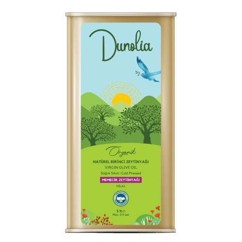 Organik Naturel Birinci Zeytinyağı (5 litre) Dunolia