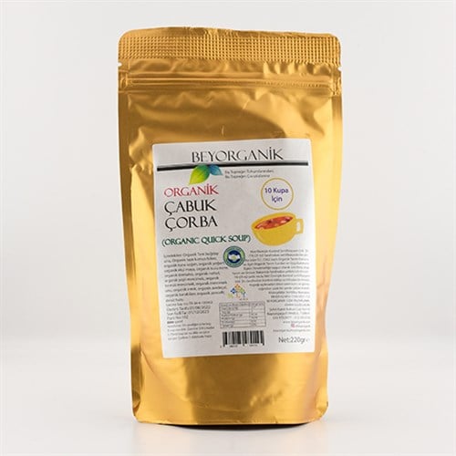 Organik Probiyotik Çabuk Kış Çorbası,10 Kupa İçin (220 gr) Beyorganik