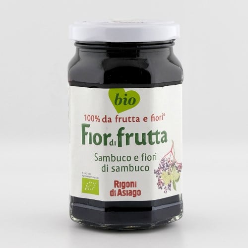 Organik Şeker İlavesiz Sürülebilir Meyve, Mürver (250 gr) Rigoni Di Asiago