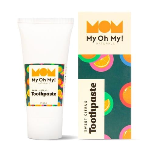 Organik Tatlı Portakal Uçucu Yağlı Florürlü Çocuk Diş Macunu (60 ml) My Oh My! Naturals