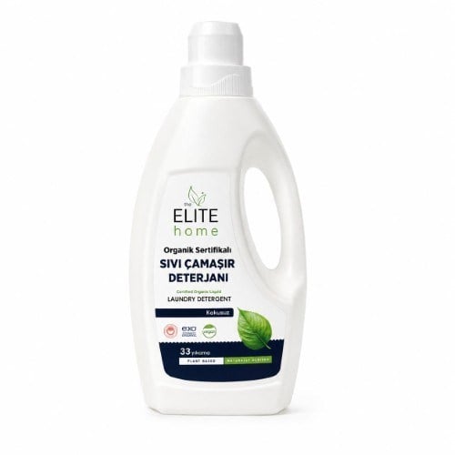 Organik Ve Vegan Sertifikalı Kokusuz Sıvı Çamaşır Deterjanı (825 ml) The Elite Home