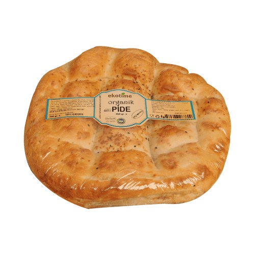 Organik Yarı Pişmiş Tam Buğdaylı Pide (350 gr) Ekotime