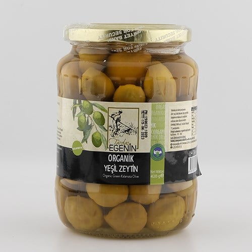 Organik Yeşil Zeytin - Kalamata (420 gr) Egenin
