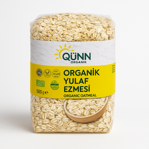 Organik Yulaf Ezmesi (500 GR ) Qünn