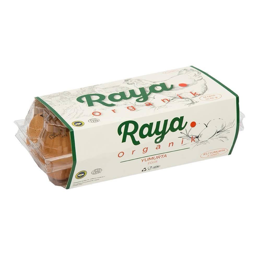 Organik Yumurta (8'li paket) Raya