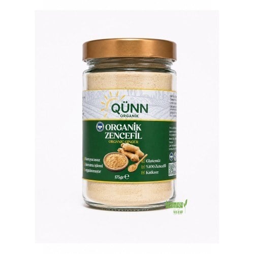 Organik Zencefil (170 gr) Qünn