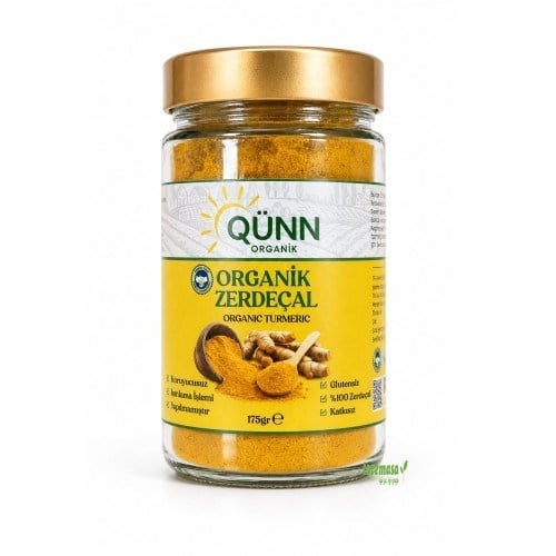 Organik Zerdeçal (170 gr) Qünn