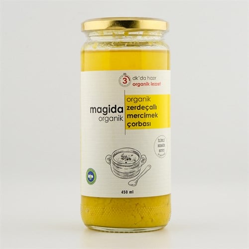 Organik Zerdeçallı Mercimek Çorbası (450 ml) Magida