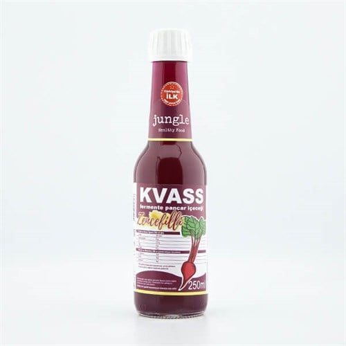 Pancar Kvass - Zencefilli Fermente Pancar İçeceği (250 ml) Jungle