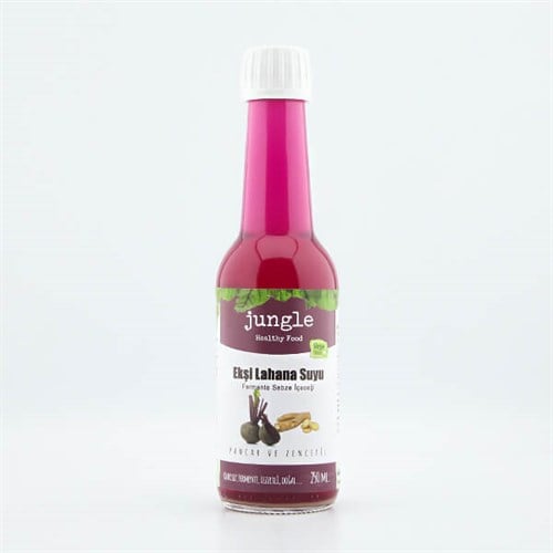 Pancar ve Zencefilli Ekşi Lahana Suyu (250 ml) Jungle