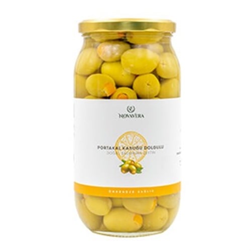 Portakal Kabuğu Dolgulu Zeytin (650 gr) Nova Vera