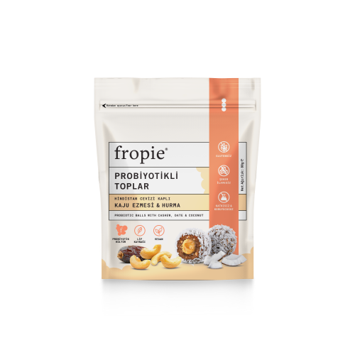 Probiyotik Hurma Topları - Kaju Ezmeli (80 gr) Fropie