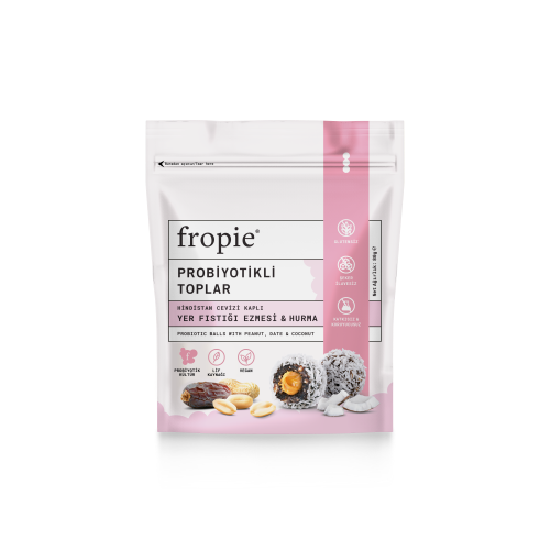 Probiyotik Hurma Topları - Yer Fıstığı Ezmeli (80 gr) Fropie