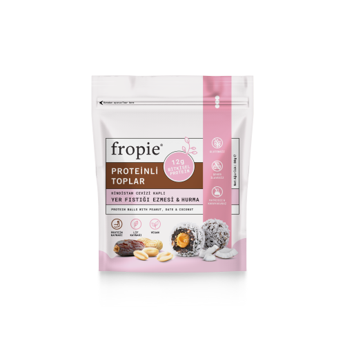 Protein Hurma Topları - Yer Fıstığı Ezmeli (85 gr) Fropie