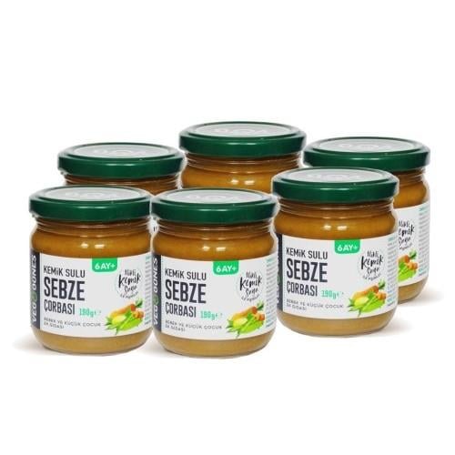 Sebze Çorbası (190 gr, 6'lı paket) Veg&Bones