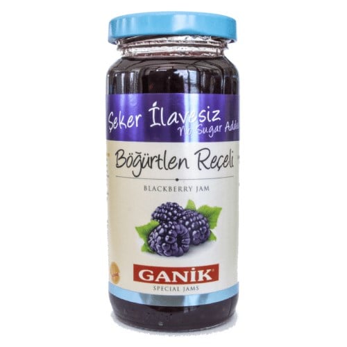 Şeker İlavesiz Böğürtlen Reçeli (290 gr) Ganik