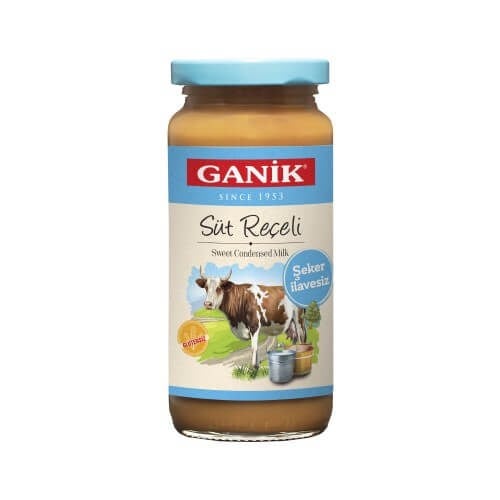 Şeker İlavesiz Süt Reçeli (270 gr) Ganik