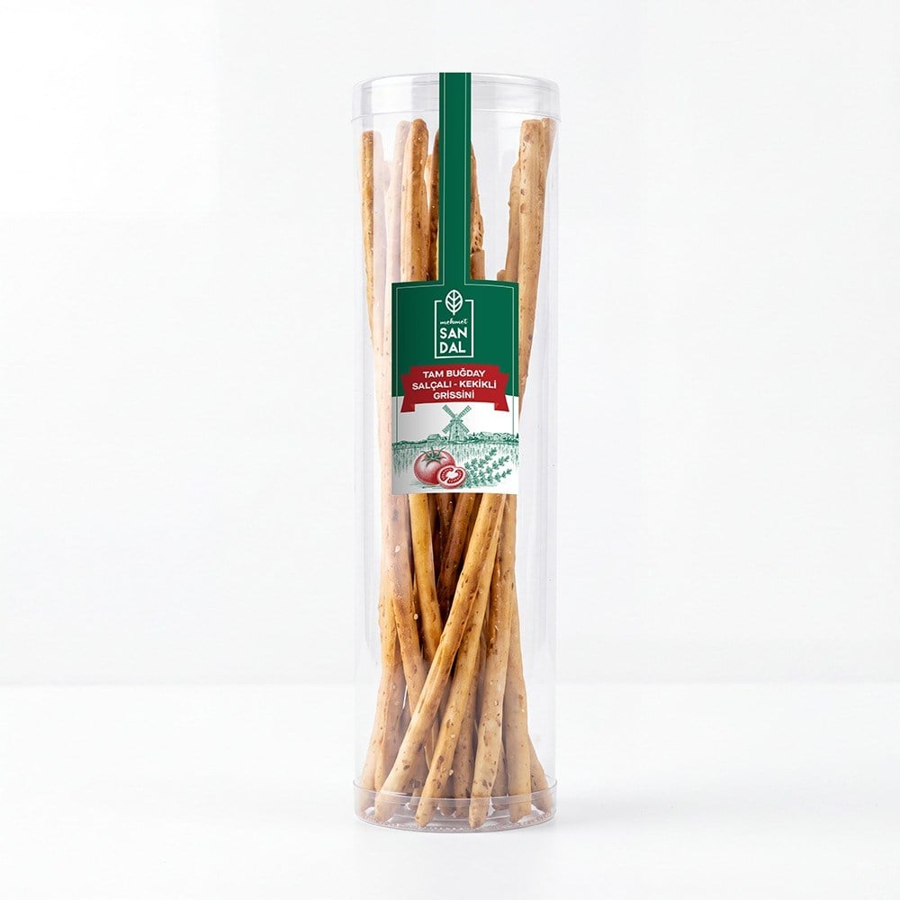 Tam Buğday Salçalı Kekikli Grissini (150 gr) Mehmet Sandal