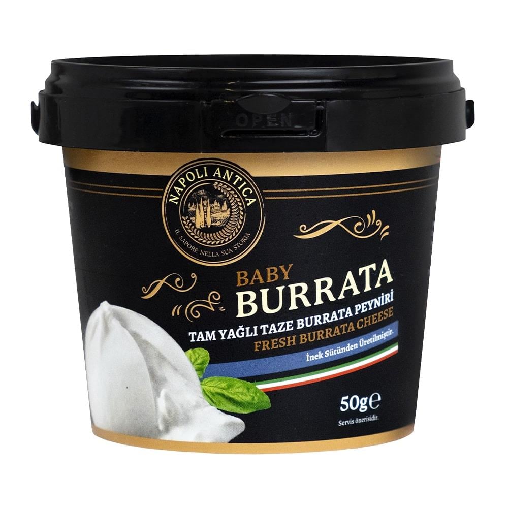 Taze Burrata İnek Peyniri (50 gr) Napoli Antica