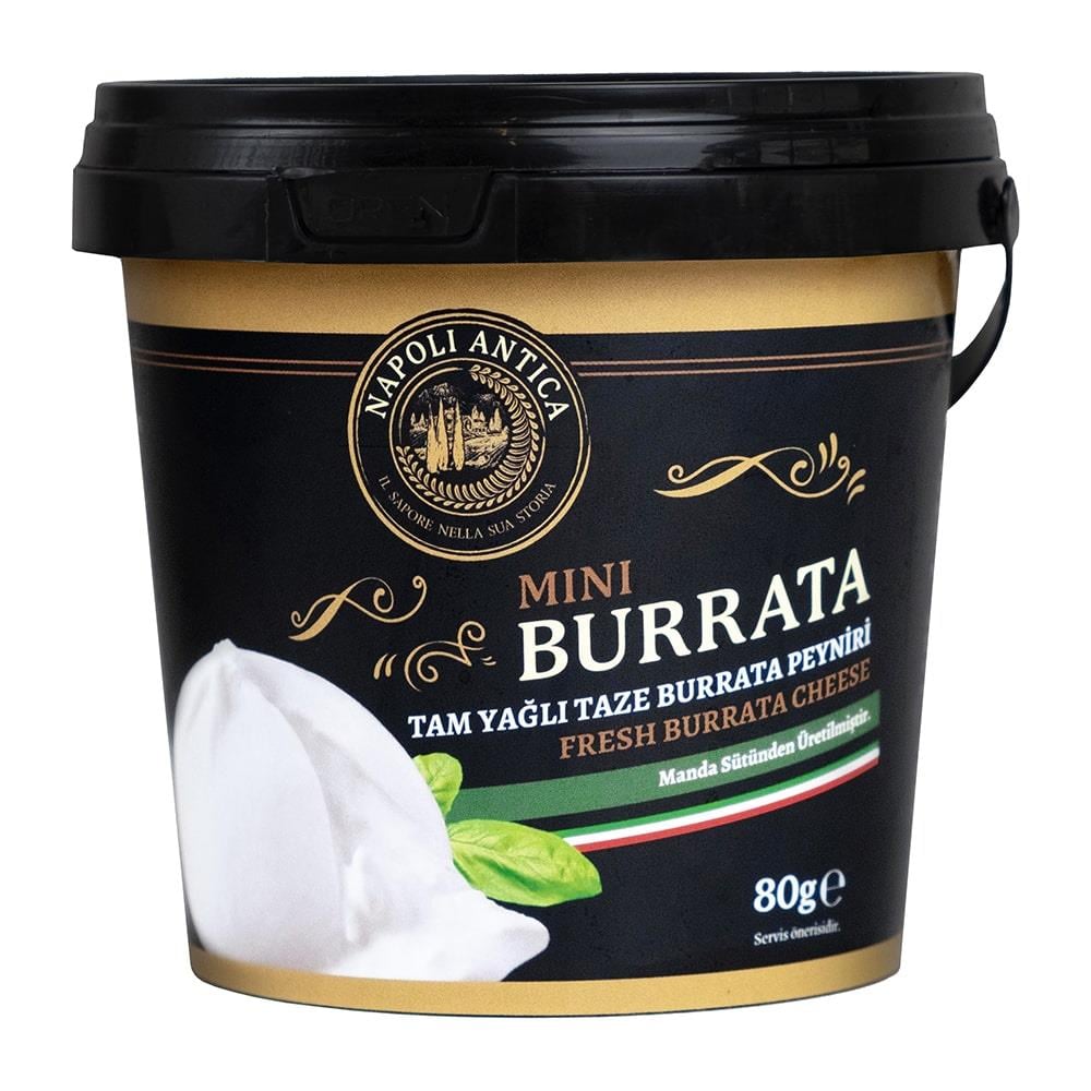 Taze Burrata Manda Peyniri (80 gr) Napoli Antica