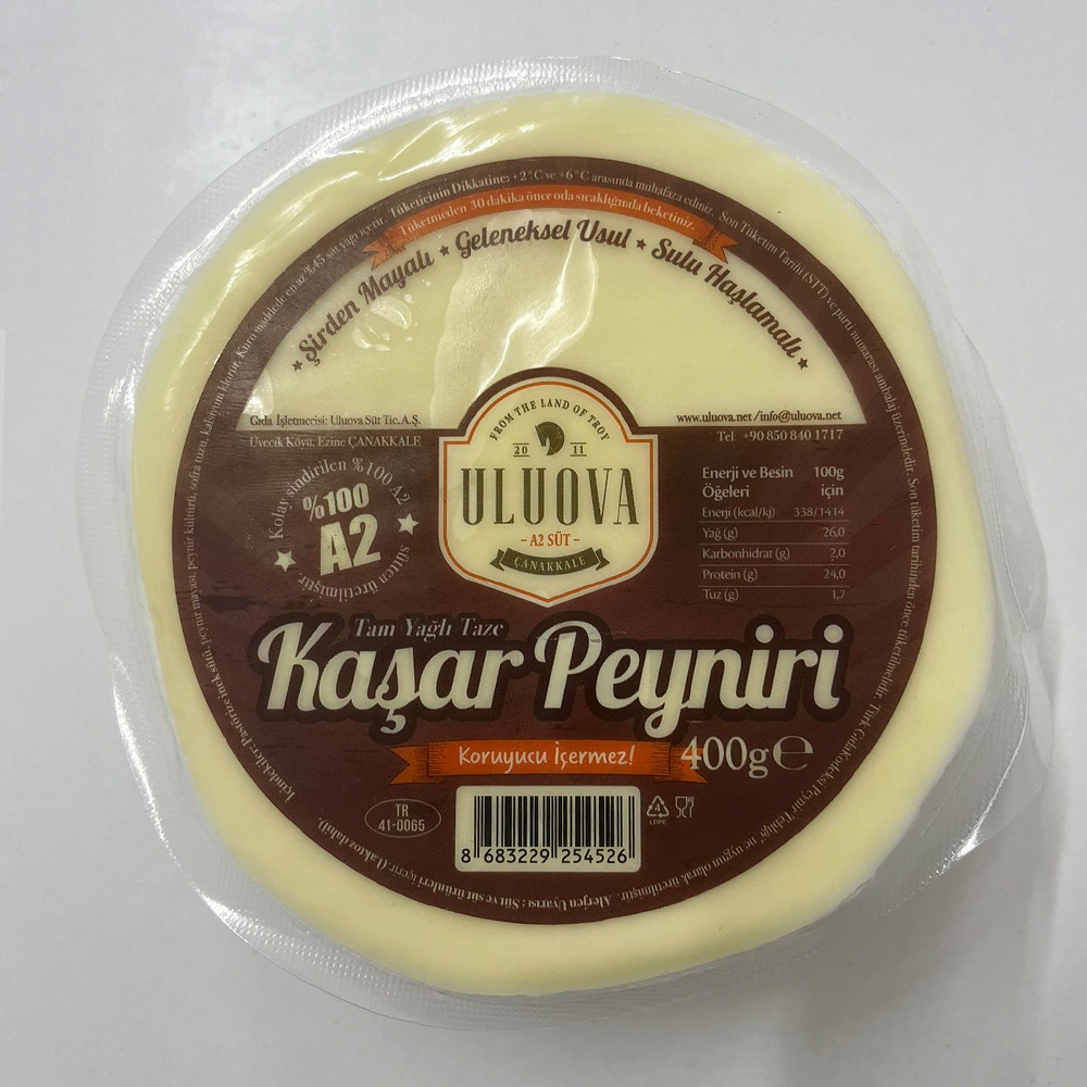 Taze Kaşar Peyniri (400 gr) Uluova