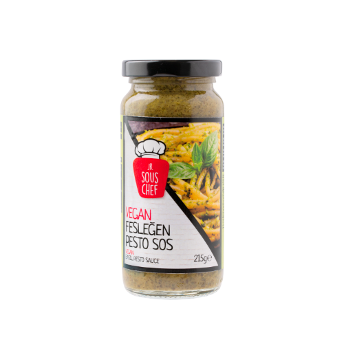 Vegan Fesleğen Pesto Sos (210 gr) Jr.Sous Chef