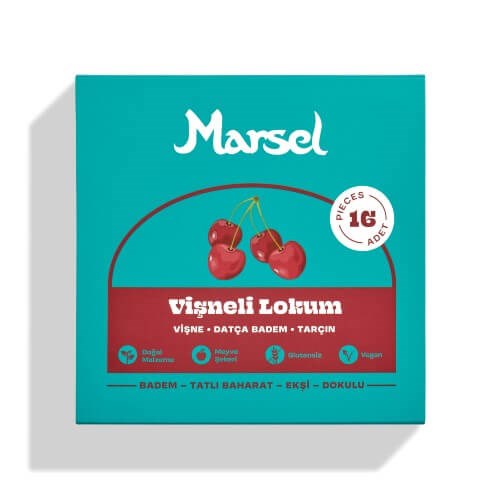 Vişneli Lokum (16'lı paket) Marsel