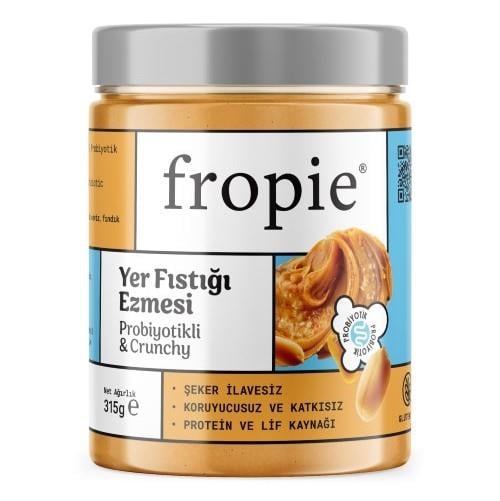 Yer Fıstığı Ezmesi, Crunchy-Probiyotik (315 gr) Fropie