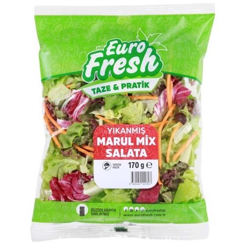 Yıkanmış Marul Mix Salata (170 gr) Euro Fresh