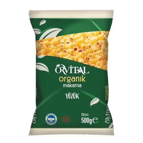 Z-Organik Yüzük Makarna, 500 gr (Orvital)