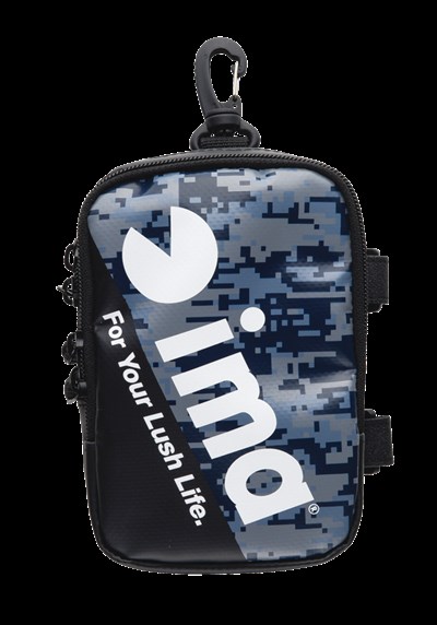 *IMA DOUBLE POCKET POUCH NAVY DIGITAL CAMO
