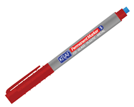 Kraf Asetat Kalemi Silgili 270S Kırmızı