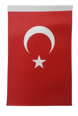 Vatan Bayrak Çift Kat Masa Bayrağı 15x22,5 VT201