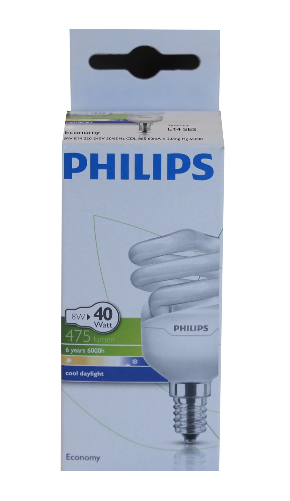 Philips Economy Twister 8w Cdl Beyaz Ampul E14 (406138)/mixofis.com