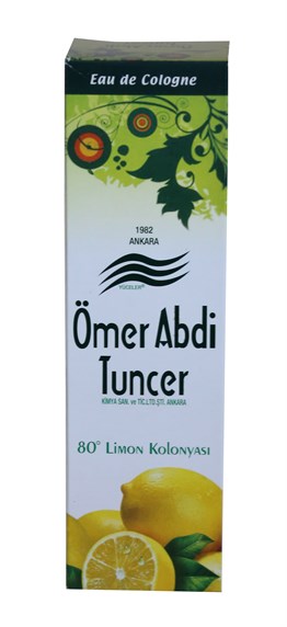Ömer Abdi Tuncer Yüceler Limon Kolonyası 500 ml Cam Şişe/mixofis.com