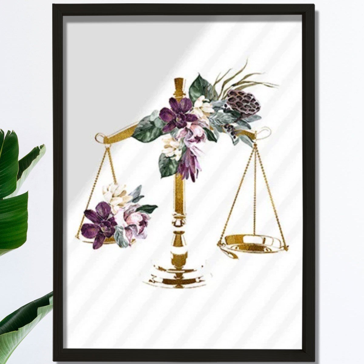 Adaletin Terazisi Baskısı, Hukuk Bürosu Dekoru