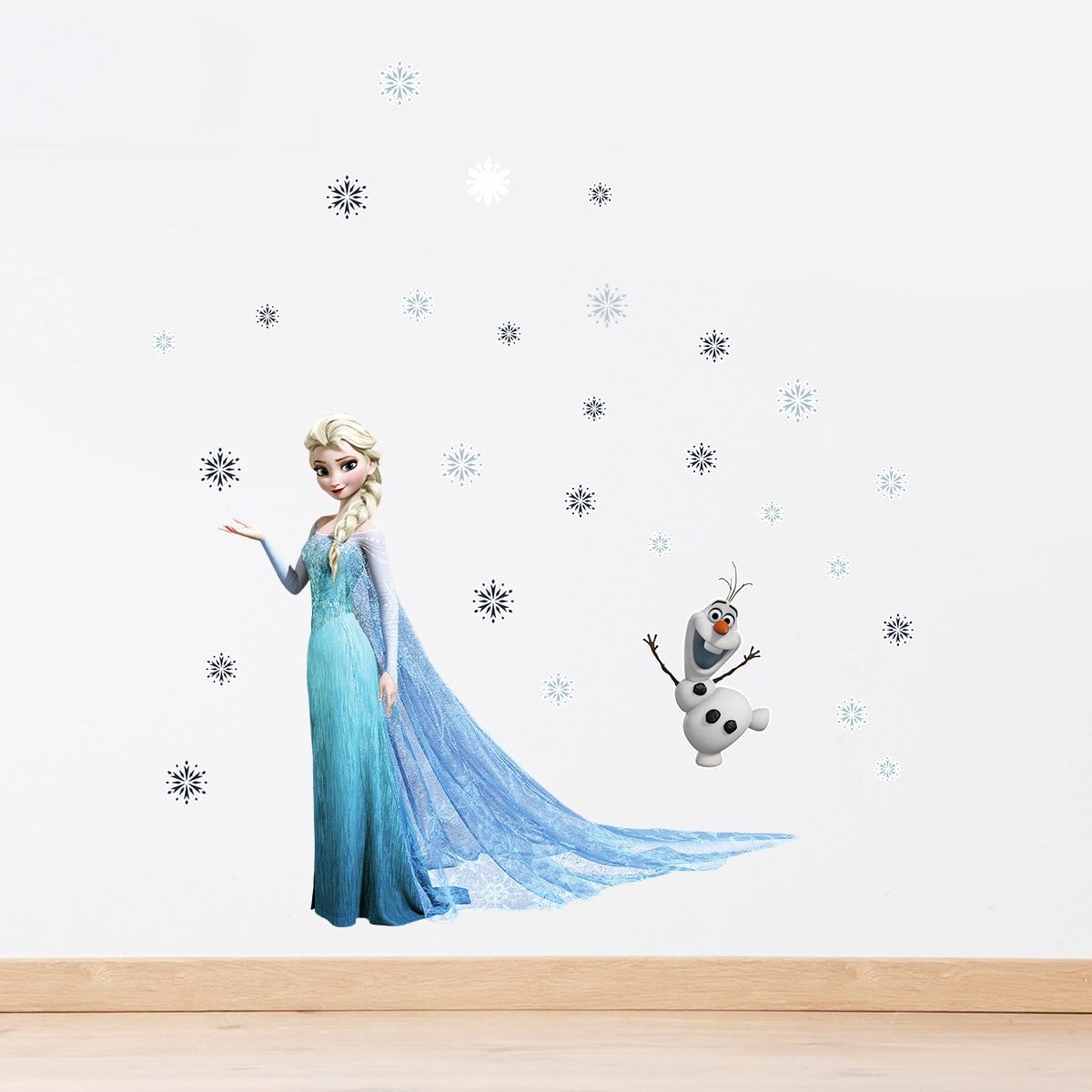 Dekor Loft Elsa ve Olaf Frozen Karlar Ülkesi Çocuk Odası Sticker