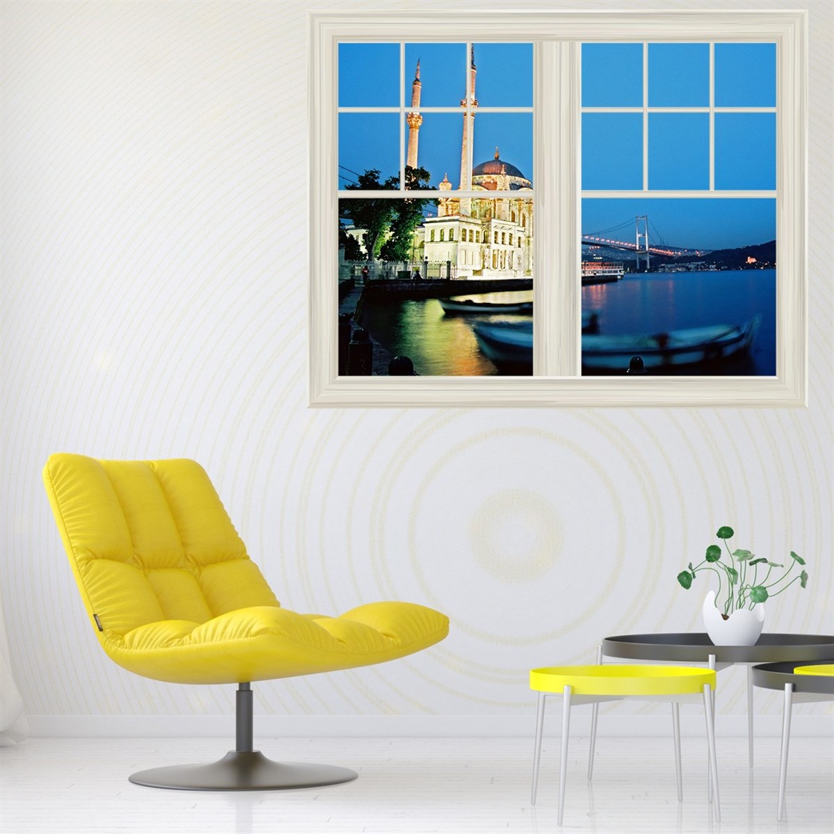 DekorLoft Pencere Sticker 100x80 Cm PNC131