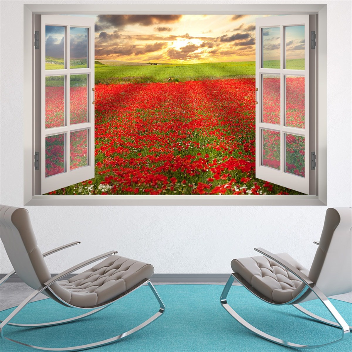 DekorLoft Pencere Sticker 120x85 cm PNC539